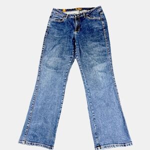 Aura by Wrangler Women's Jeans Size 14 Blue Medium Rise Denim Vintage Y2K